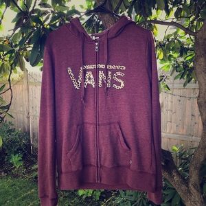 Vans zip-up hoodie!!